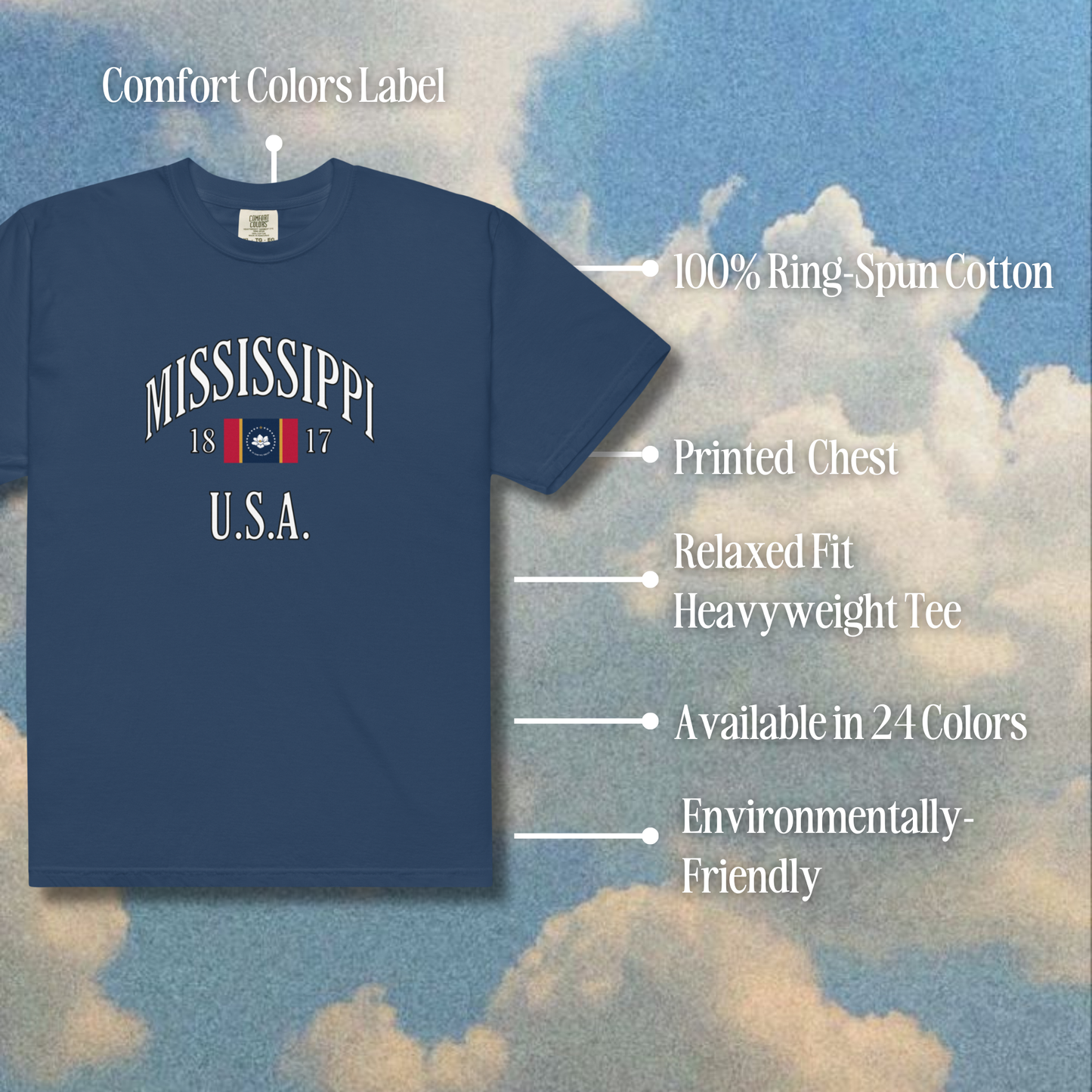 Mississippi State Pride Tee